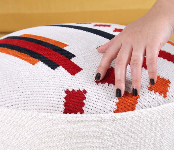Atelier Del Sofa Puf Farm Blanco